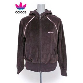 アディダス(adidas)のadidas ベロア・ジップ・パーカー アディダス(パーカー)