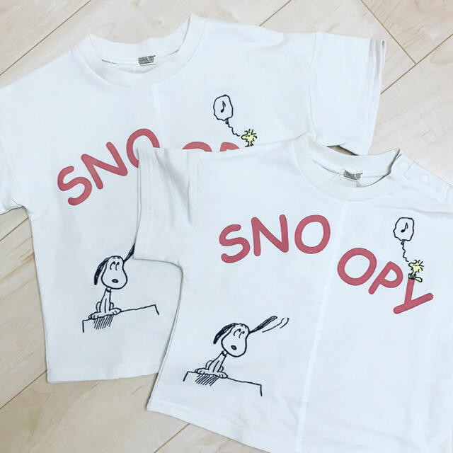 しまむら(シマムラ)のSNOOPY 完売商品‼︎ トップス　90㎝+100㎝ キッズ/ベビー/マタニティのキッズ服男の子用(90cm~)(Tシャツ/カットソー)の商品写真