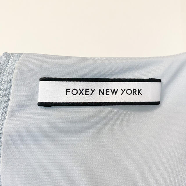 FOXEY(フォクシー)の【未使用】FOXEY バロンワンピース ソフィーブルー 38 レディースのワンピース(ひざ丈ワンピース)の商品写真