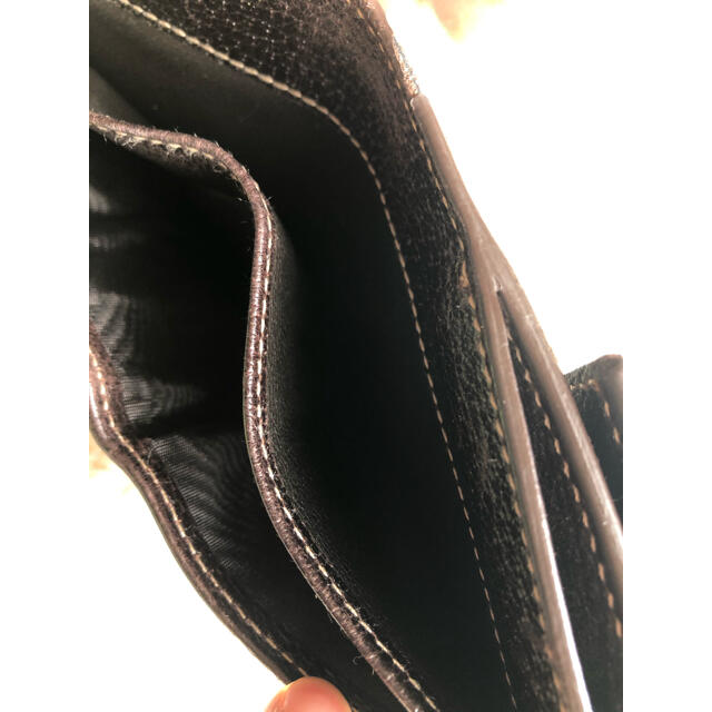 Gucci(グッチ)のGUCCI グッチ 2つ折り財布  スエード　レザー レディースのファッション小物(財布)の商品写真