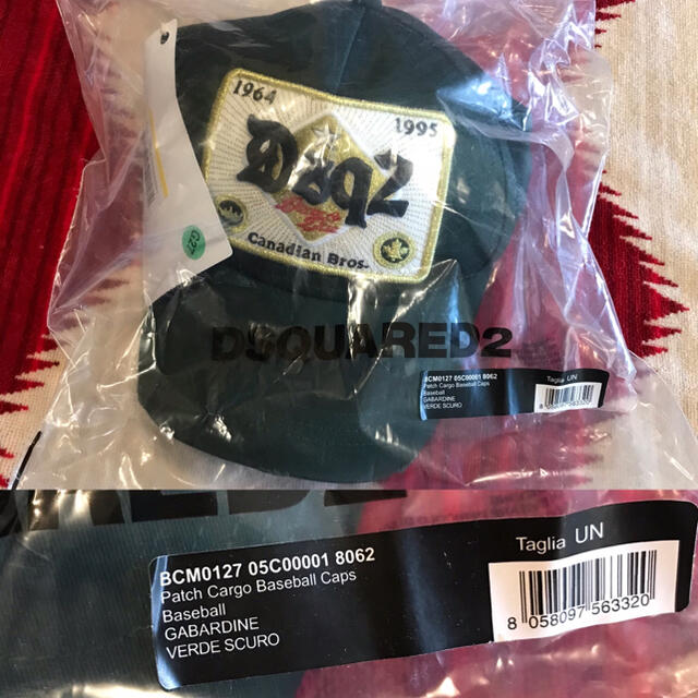 DSQUARED2(ディースクエアード)のディースクエアード 2 キャップ　新品　未使用　正規品　値下げ‼️ メンズの帽子(キャップ)の商品写真
