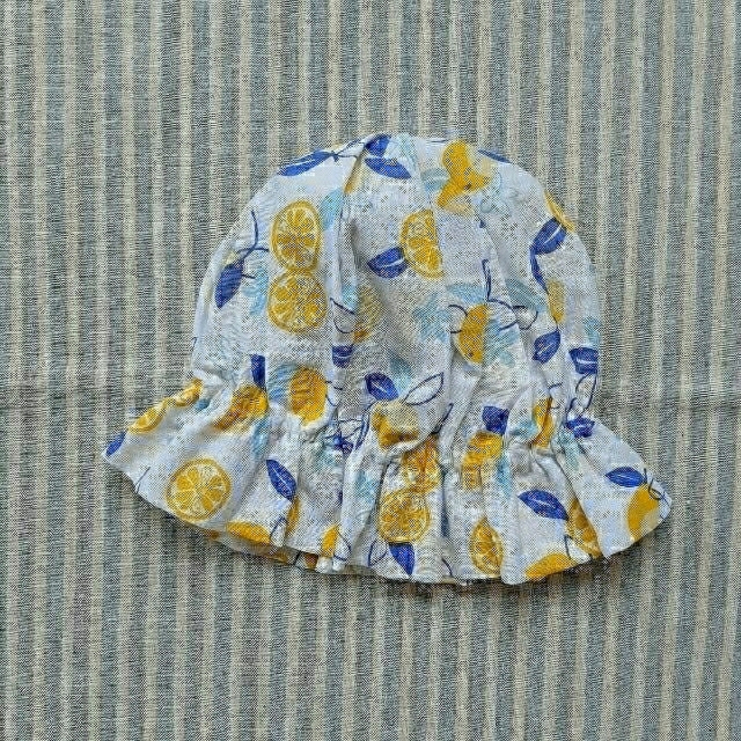 ハンドメイド　帽子　綿100%　子供 キッズ/ベビー/マタニティのこども用ファッション小物(帽子)の商品写真