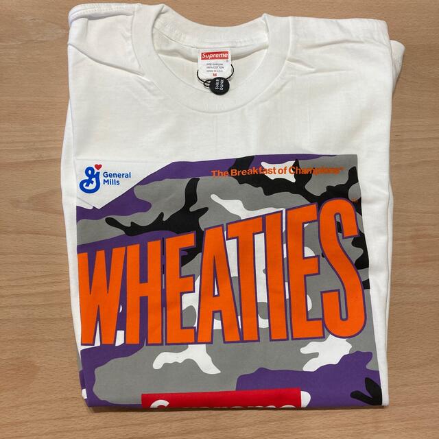 Supreme(シュプリーム)の21SS Supreme Wheaties Tee White Mサイズ メンズのトップス(Tシャツ/カットソー(半袖/袖なし))の商品写真