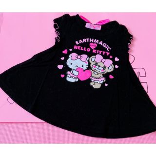 アースマジック(EARTHMAGIC)のAライン♡ キティコラボ 100(Tシャツ/カットソー)