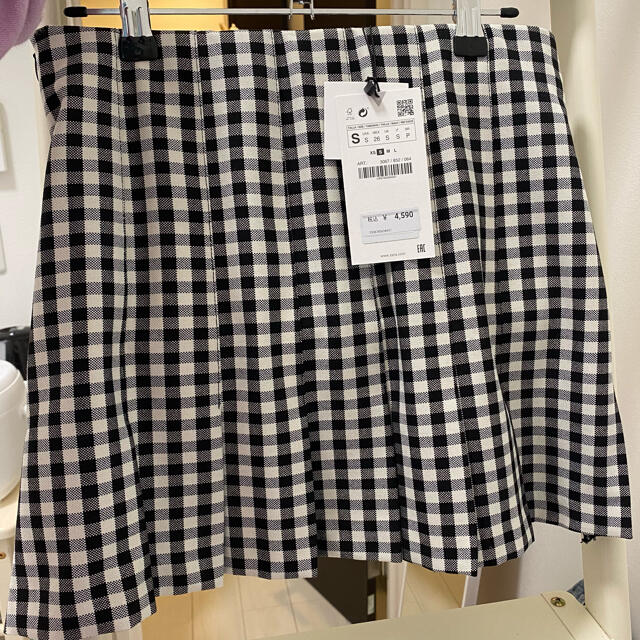 ZARA - ZARA ギンガムチェック柄ミニスカート タグ付きの通販 by ZARA - ZARA ギンガムチェック柄ミニスカート タグ付きの通販 by