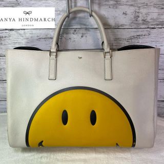 アニヤハインドマーチ(ANYA HINDMARCH)の激レア！ANYA HINDMARCH×スマイリー　コラボバッグ(ハンドバッグ)