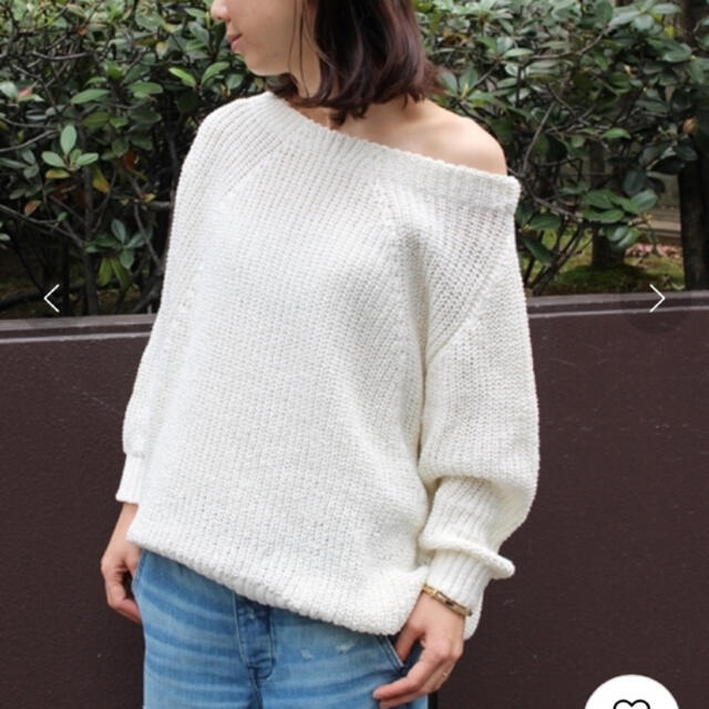 ドゥーズィエムクラス Lily Linen アゼプルオーバー リネン ニット