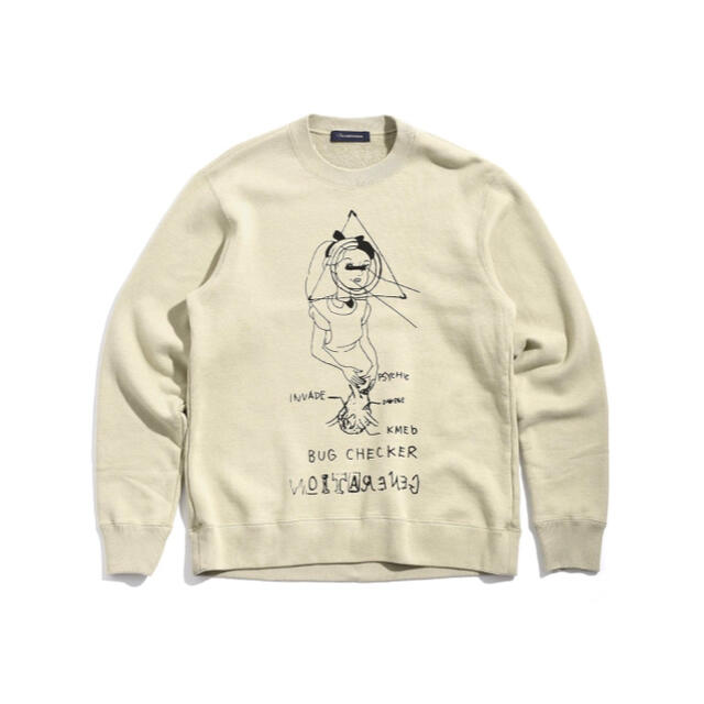 UNDERCOVER(アンダーカバー)の即完売 John UNDERCOVER GIRL スウェット 2 BEIGE メンズのトップス(スウェット)の商品写真