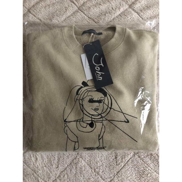 UNDERCOVER(アンダーカバー)の即完売 John UNDERCOVER GIRL スウェット 2 BEIGE メンズのトップス(スウェット)の商品写真