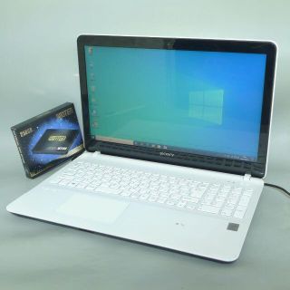 ソニー(SONY)のSONY SVF15317DJW Pentium 4GB 新品SSD256GB(ノートPC)