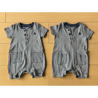 ベビーギャップ(babyGAP)の【じゅん様専用】ベビー服 ショートオール babyGAP 45 50 (ロンパース)