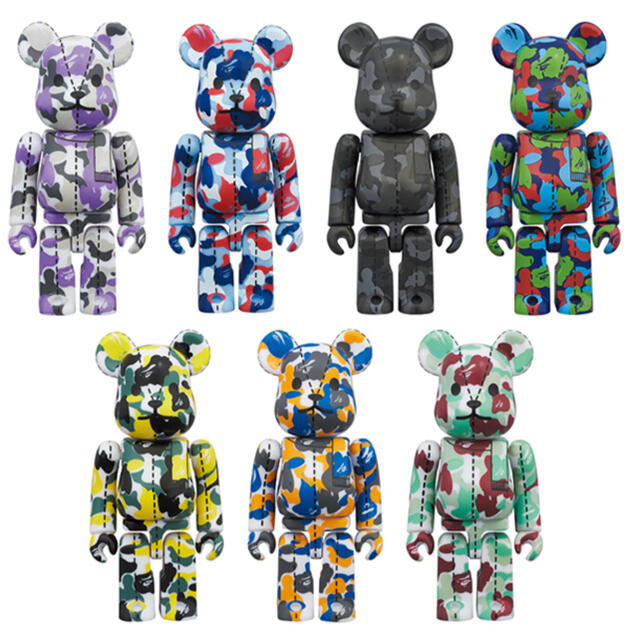 MEDICOM TOY(メディコムトイ)のA Bathing Ape 28th Anniversary Bearbrick エンタメ/ホビーのフィギュア(その他)の商品写真