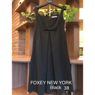 FOXEY フォクシーマドモアゼルポロ半袖ワンピース 38 美品