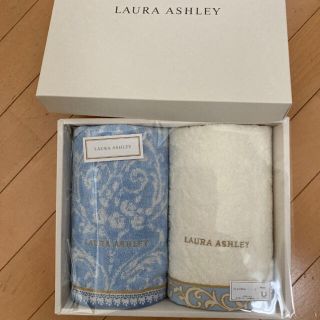 ローラアシュレイ(LAURA ASHLEY)のローラアシュレイ　フェイスタオル　２枚セット(タオル/バス用品)