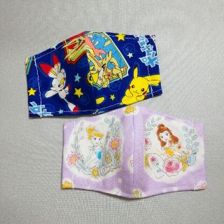 ディズニー(Disney)のj様　専用　プリンセス　ポケモン　インナーマスク　子供(外出用品)