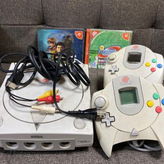 セガ(SEGA)のドリームキャスト　Dreamcast  本体コントーラー2個　(おまけ付き)(家庭用ゲーム機本体)