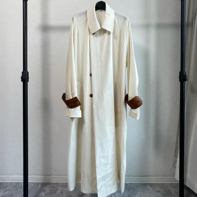 IRENISA コート サイズ2 IVORY STRIPE ブティック www.cecile-roger.com