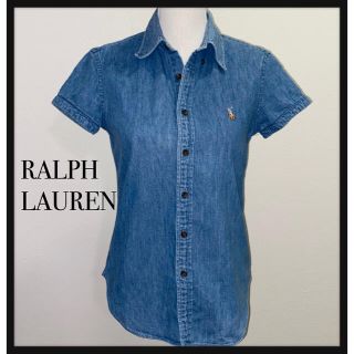 ラルフローレン(Ralph Lauren)のRALPH LAUREN デニム半袖シャツ(シャツ/ブラウス(半袖/袖なし))