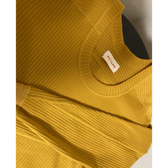 Shinzone(シンゾーン)のmeyame リブロングスリーブT 限定色 レディースのトップス(Tシャツ(長袖/七分))の商品写真