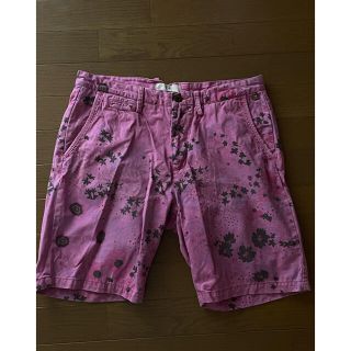 スコッチアンドソーダ(SCOTCH & SODA)のscotch&soda スコッチ&ソーダ　ハーフパンツ　32 ピンク/ブルー(ショートパンツ)