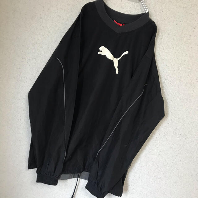 PUMA - PUMA プーマ プルオーバー ストレッチ デカロゴ ナイロン