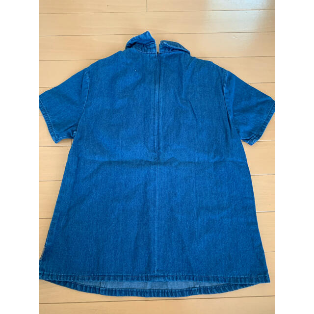 JENNI(ジェニィ)のブラウス デニム  フェフォセット　新品　150 キッズ/ベビー/マタニティのキッズ服女の子用(90cm~)(ブラウス)の商品写真