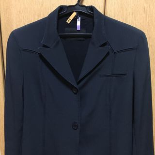 美品 プラダ ストレッチ ウエストベルト シングル 1B テーラード