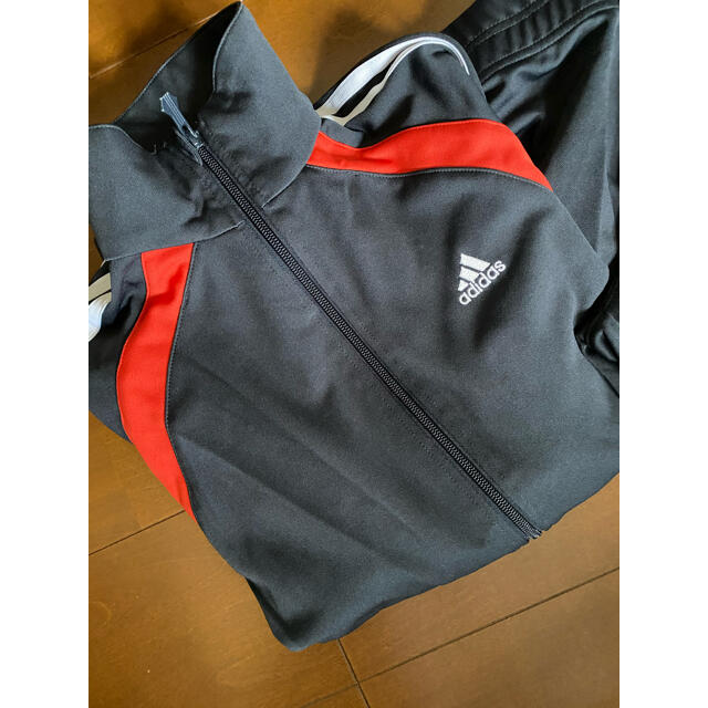 adidas(アディダス)のadidas アディダスセットアップ　上下ジャージ キッズ/ベビー/マタニティのキッズ服男の子用(90cm~)(その他)の商品写真