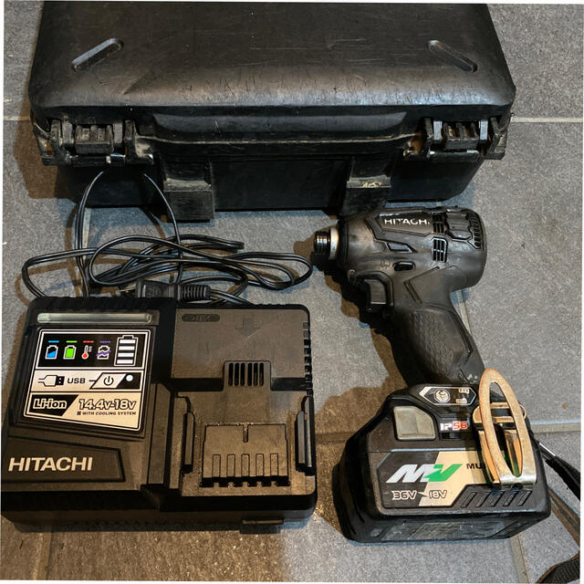 日立(ヒタチ)のHITACHI 36V インパクトドライバー　HIKOKI 日立工機 スポーツ/アウトドアの自転車(工具/メンテナンス)の商品写真