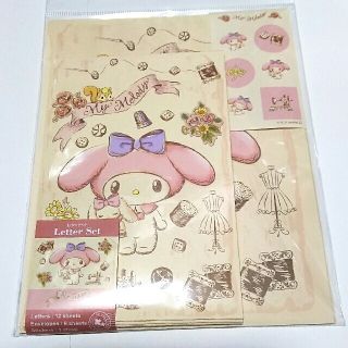 サンリオ(サンリオ)の新品　レターセット マイメロディ +　シナモロール(キャラクターグッズ)