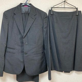 アオヤマ(青山)のリクルートスーツ3点セット(7号)(スーツ)