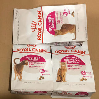 ロイヤルカナン(ROYAL CANIN)のロイヤルカナン 食にこだわる成猫向けドライフード 400g3種セット(ペットフード)