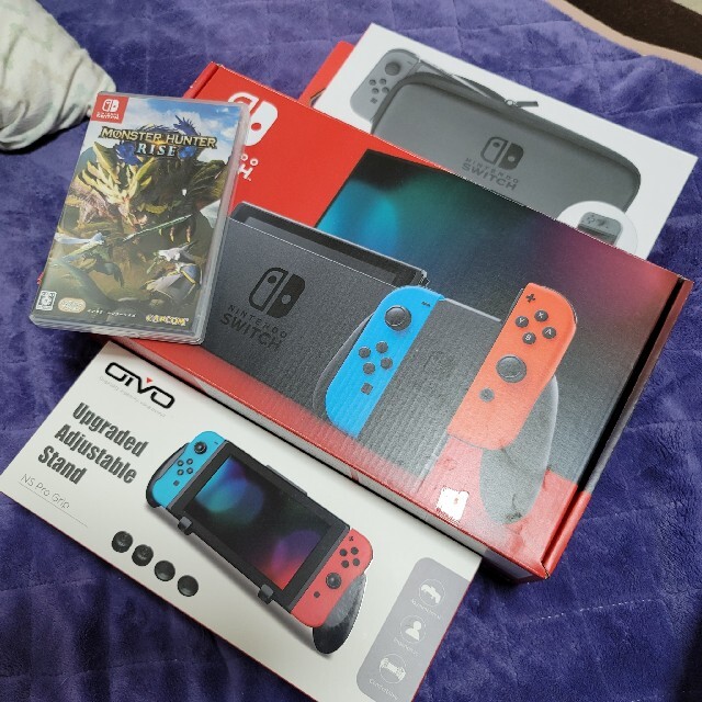 Nintendo Switch(ニンテンドースイッチ)のNintendo Switch セット エンタメ/ホビーのゲームソフト/ゲーム機本体(家庭用ゲーム機本体)の商品写真