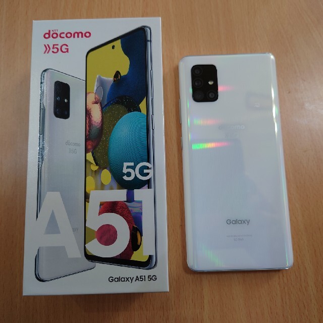 Galaxy a51 5G SIMロック解除ホワイトdocomo