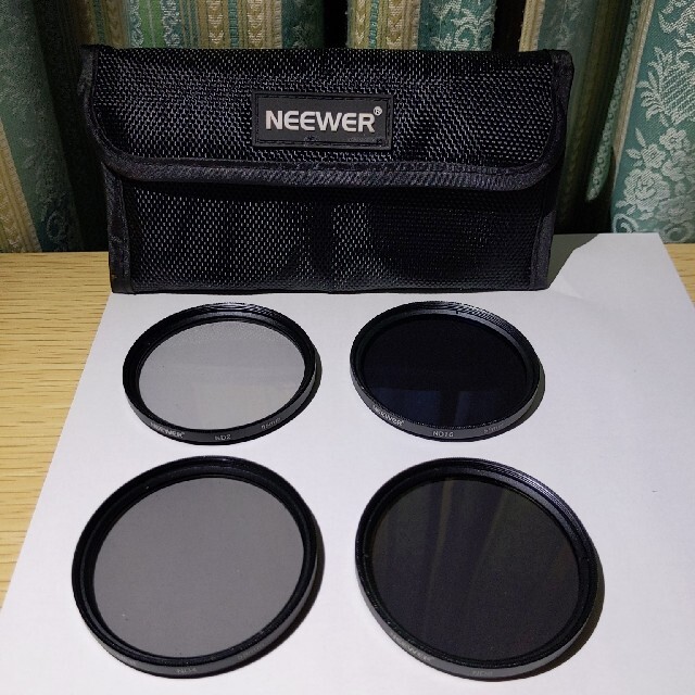 NEEWER NDフィルター　58mm 4枚組 スマホ/家電/カメラのカメラ(フィルター)の商品写真