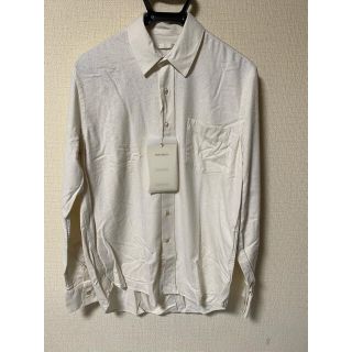 アクネ(ACNE)のOUR LEGACY シルクシャツ　オフホワイト　ダメージ加工(シャツ)