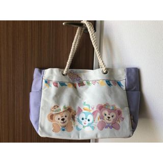 ディズニー(Disney)のダッフィー フレンズ 大きめ ロープ トートバッグ 新品(トートバッグ)