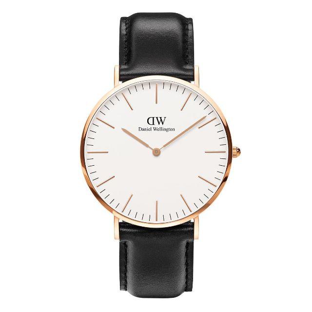 Daniel Wellington(ダニエルウェリントン)のDanielWellingtonピンクゴールド腕時計0107DW40mm メンズの時計(腕時計(アナログ))の商品写真