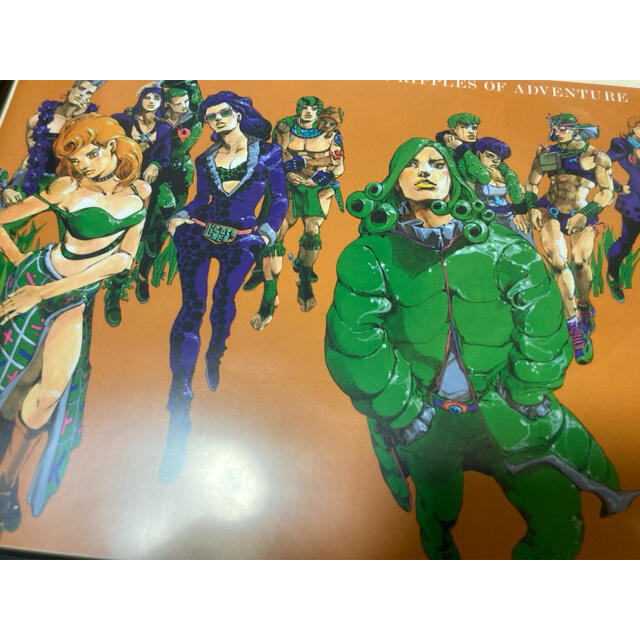 集英社(シュウエイシャ)のJOJO 荒木飛呂彦原画展　冒険の波紋　額装フライヤー　2柄セット　非売品 エンタメ/ホビーのおもちゃ/ぬいぐるみ(キャラクターグッズ)の商品写真