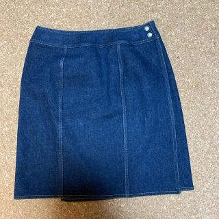 【広尾店】シャネル デニム スカート ブルー系 ココ size:40 11699