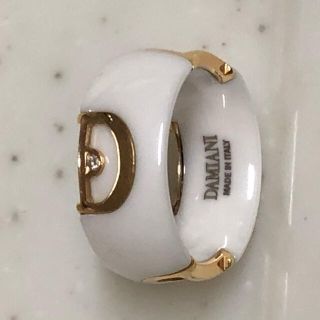 ダミアーニ(Damiani)のDAMIANI/ダミアーニ ホワイト セラミック ダイアモンド リング(リング(指輪))