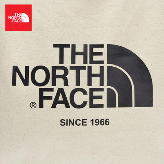 THE NORTH FACE(ザノースフェイス)のノースフェイス トートバッグ ライトベージュ 韓国限定 コットン シンプル 新品 レディースのバッグ(トートバッグ)の商品写真