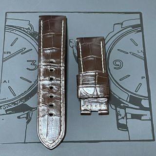 オフィチーネパネライ(OFFICINE PANERAI)のパネライ　純正アリゲーターストラップ　dバックル(レザーベルト)