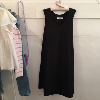 ジルサンダー(Jil Sander)のJIL SANDER ribbon onepiece.(ひざ丈ワンピース)