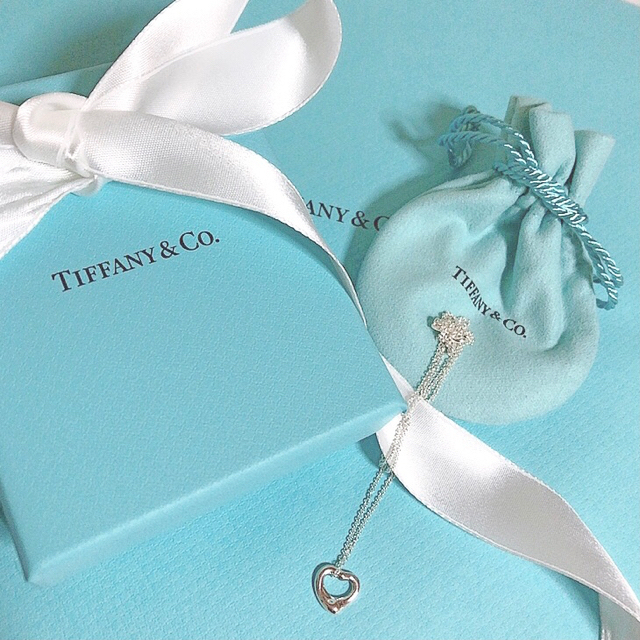 Tiffany & Co.(ティファニー)のTiffany&Co. オープンハートペンダント レディースのアクセサリー(ネックレス)の商品写真