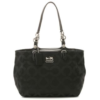 コーチ(COACH)の【COACH】コーチ ｼｸﾞﾈﾁｬｰﾄｰﾄﾊﾞｯｸﾞﾌﾞﾗｯｸ ｷｬﾝﾊﾞｽ(ショルダーバッグ)