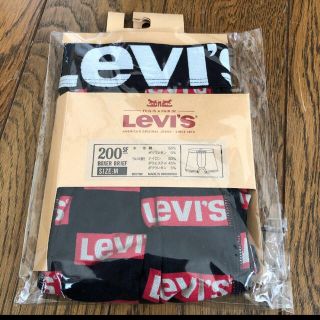 リーバイス(Levi's)の【xkimix様専用】リーバイス　ボクサーブリーフ　ブラックロゴ柄　Mサイズ(ボクサーパンツ)