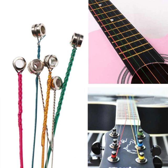 【新品・即購入OK】ギター弦6本セット　アコギ用 楽器のギター(弦)の商品写真