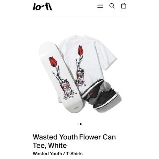 Wasted Youth  Flower Can Tee  Lサイズ Tシャツ(Tシャツ/カットソー(半袖/袖なし))