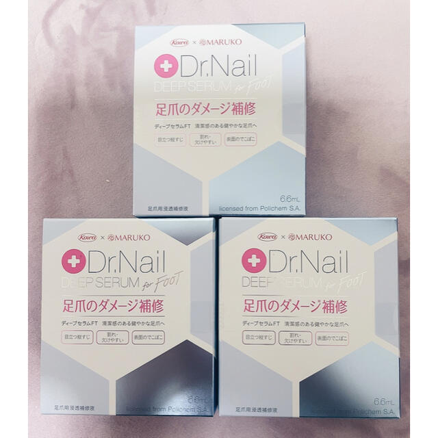 3個　Ｄｒ．Ｎａｉｌ ディープセラム 6.6ml for FOOT